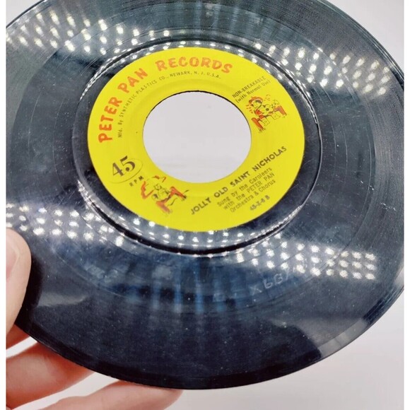 Vintage 1966 Santa Claus Is Coming To Town Jolly Saint Nicholas Caroleers Record - Picture 8 of 11